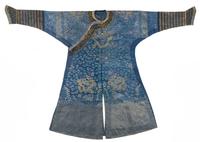 A Chinese Embroidered Silk Summer Robe — 19TH CENTURY
