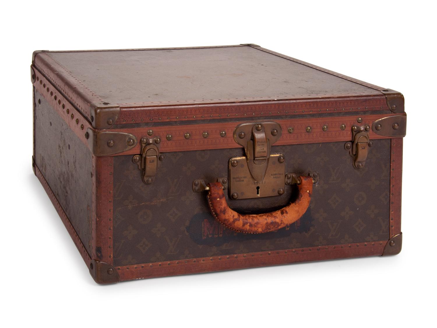 Two Louis Vuitton Early 20th Century Travel Trunks