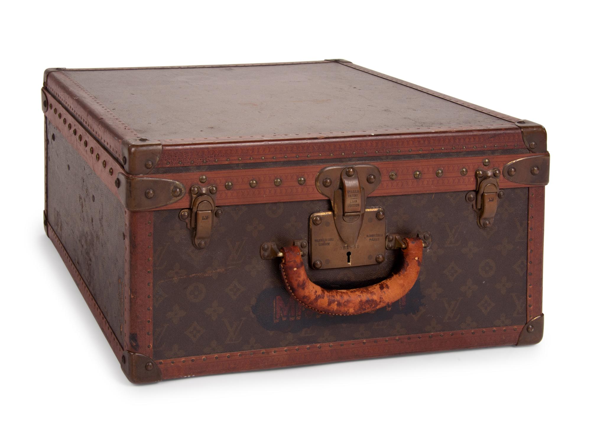 Two Louis Vuitton Early 20th Century Travel Trunks