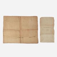 Two Quaker needlework samplers Southeastern Pennsylvania, early 19th century