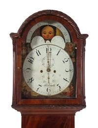 An Irish George III Mahogany Tall Case Clock