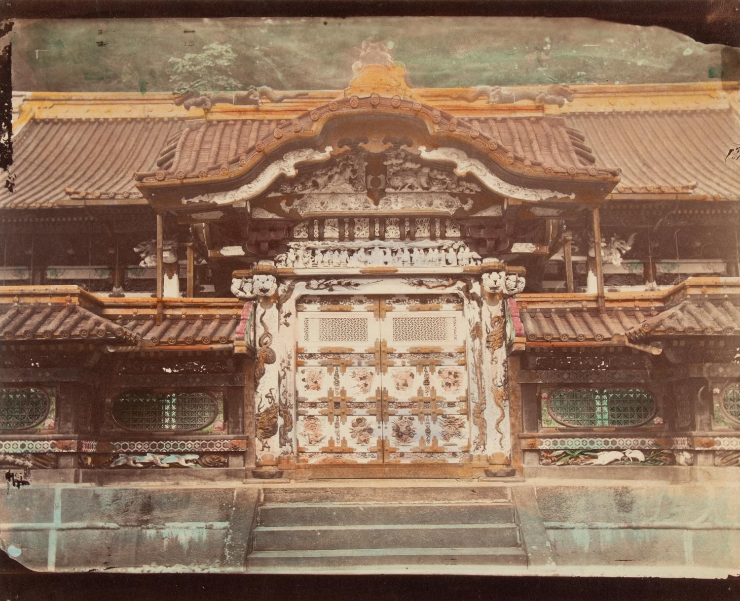Six Japanese Hand Tinted Photographs