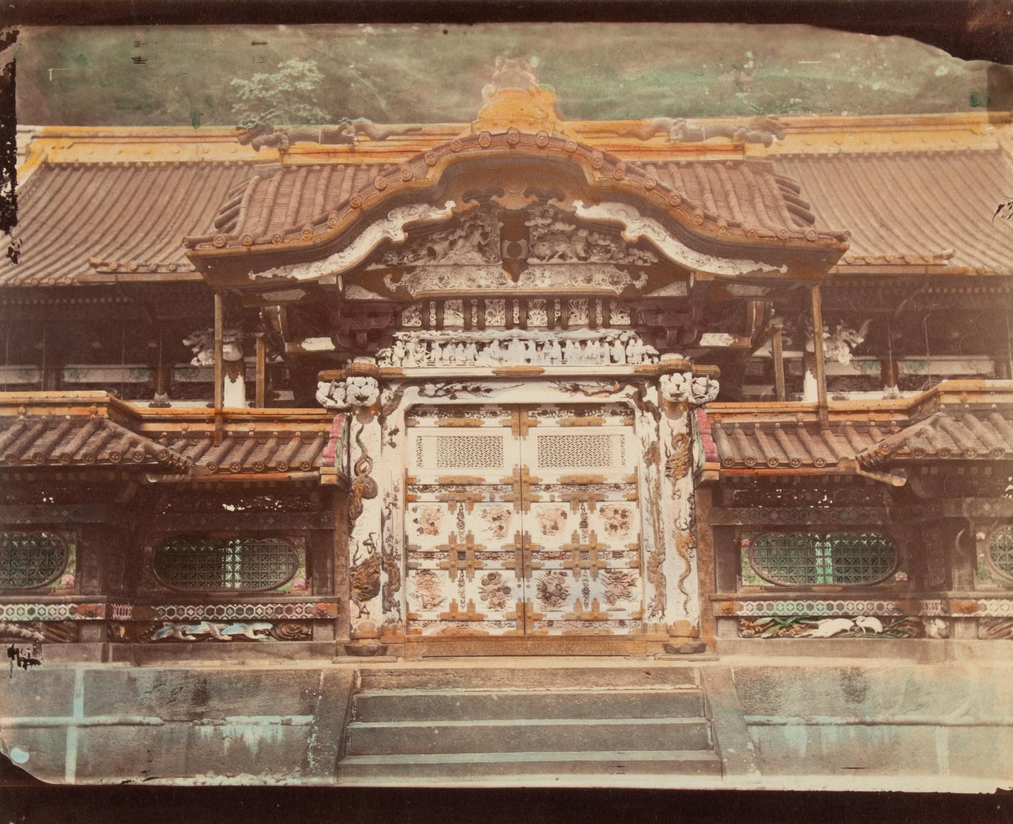 Six Japanese Hand Tinted Photographs