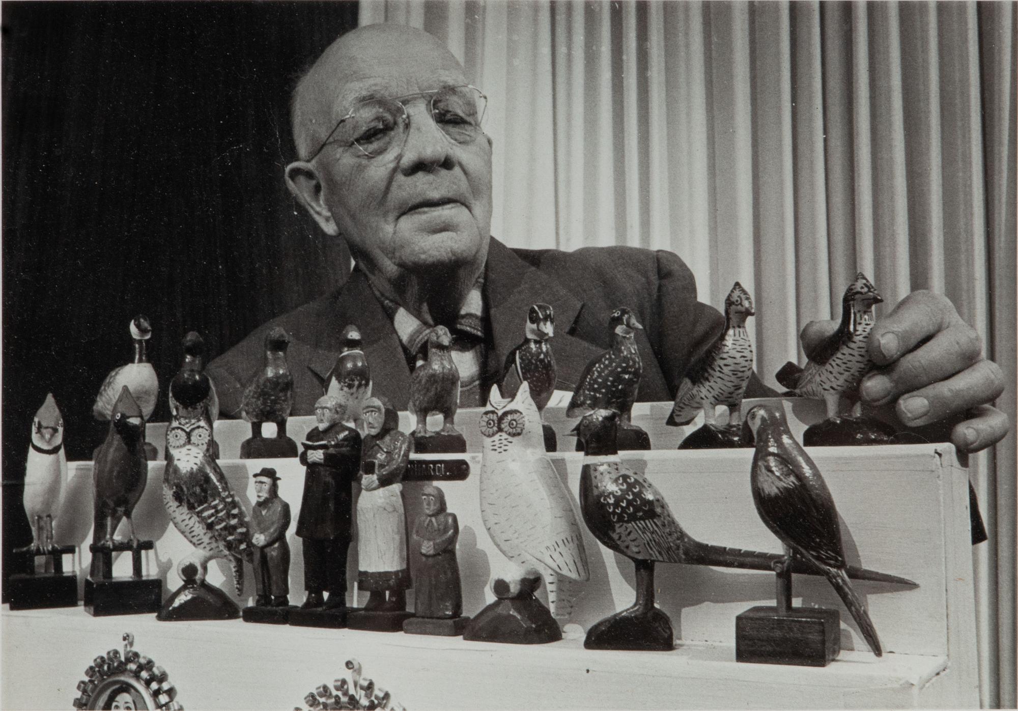 Eleven Carved and Painted Wood Bird Figures