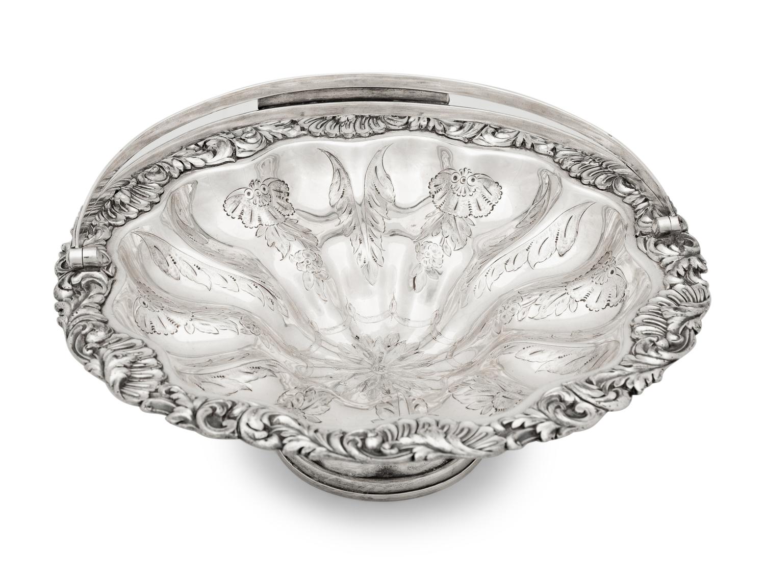 A Group of Silver-Plate Serving Pieces