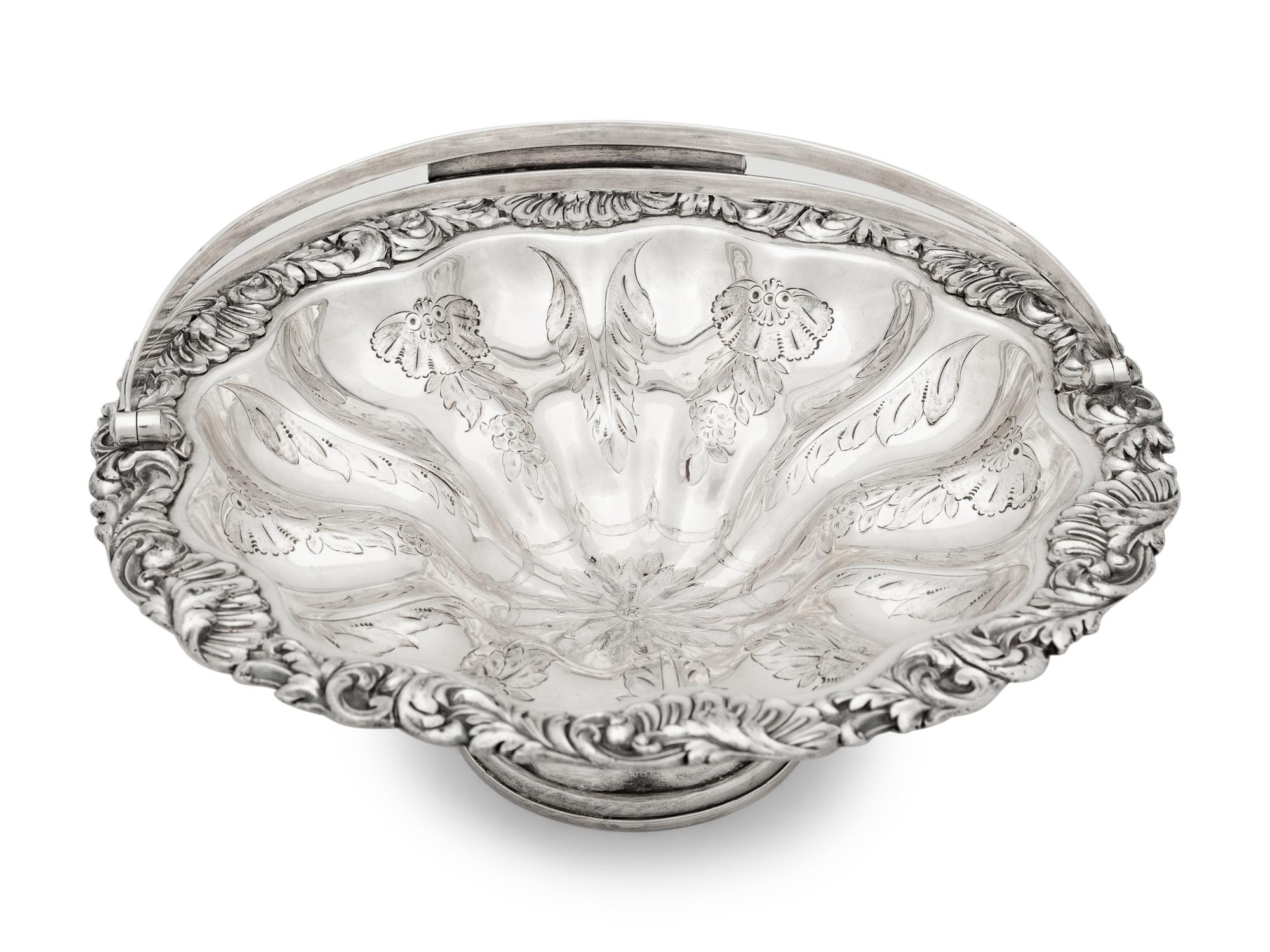 A Group of Silver-Plate Serving Pieces
