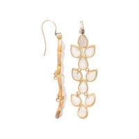 MOONSTONE AND SAPPHIRE EARRINGS
