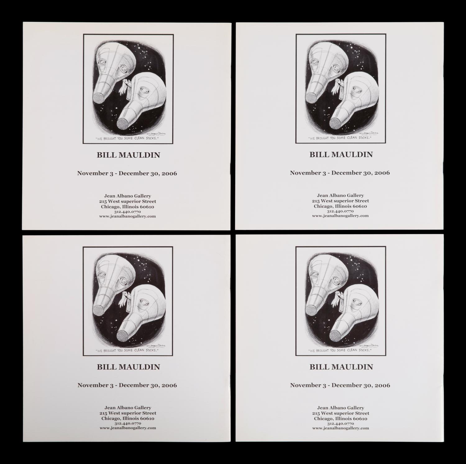 (Cartoon Art) MAULDIN, Bill (1921-2003). A group of 11 Bill Mauldin Items; comprising: