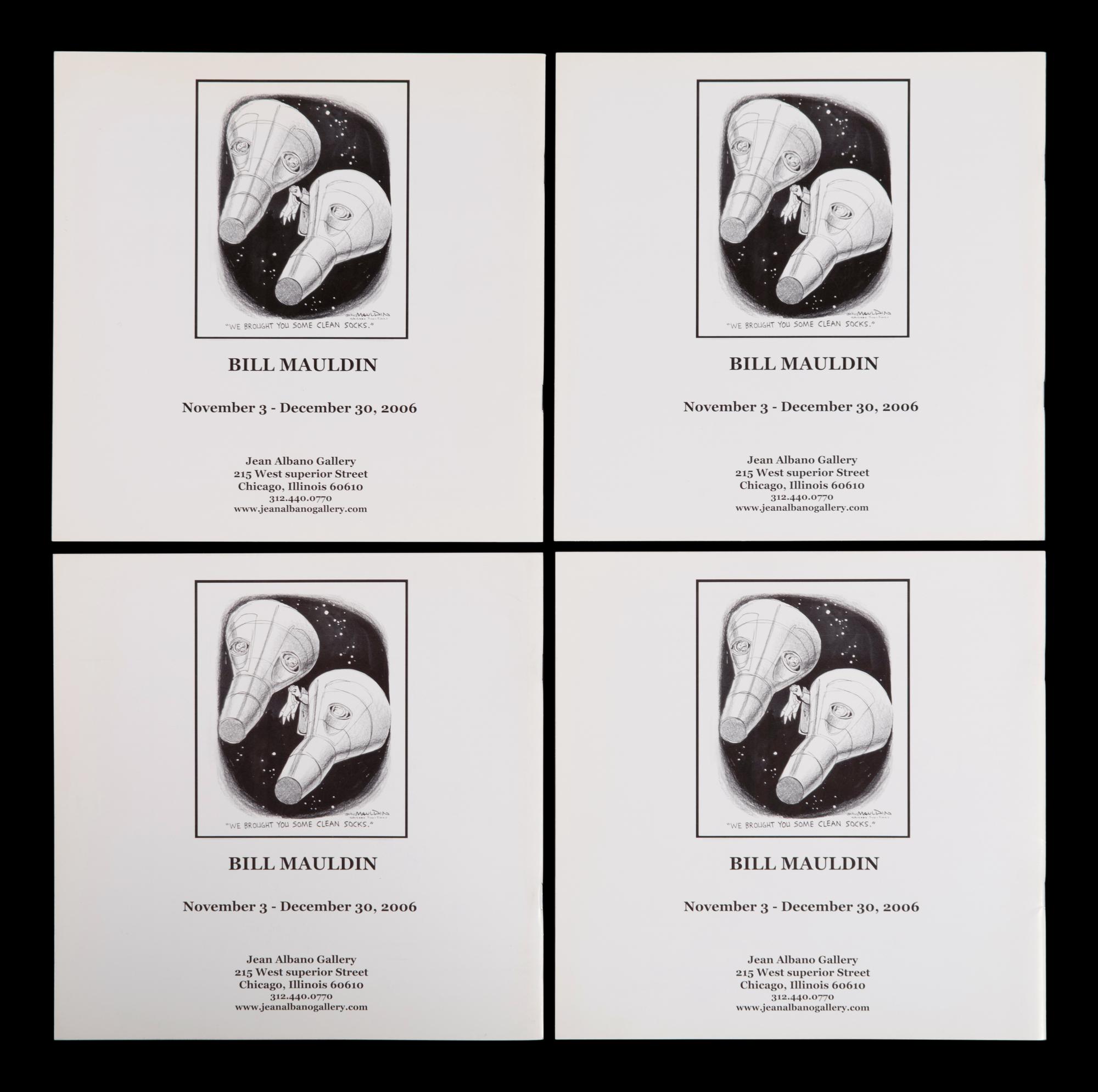 (Cartoon Art) MAULDIN, Bill (1921-2003). A group of 11 Bill Mauldin Items; comprising: