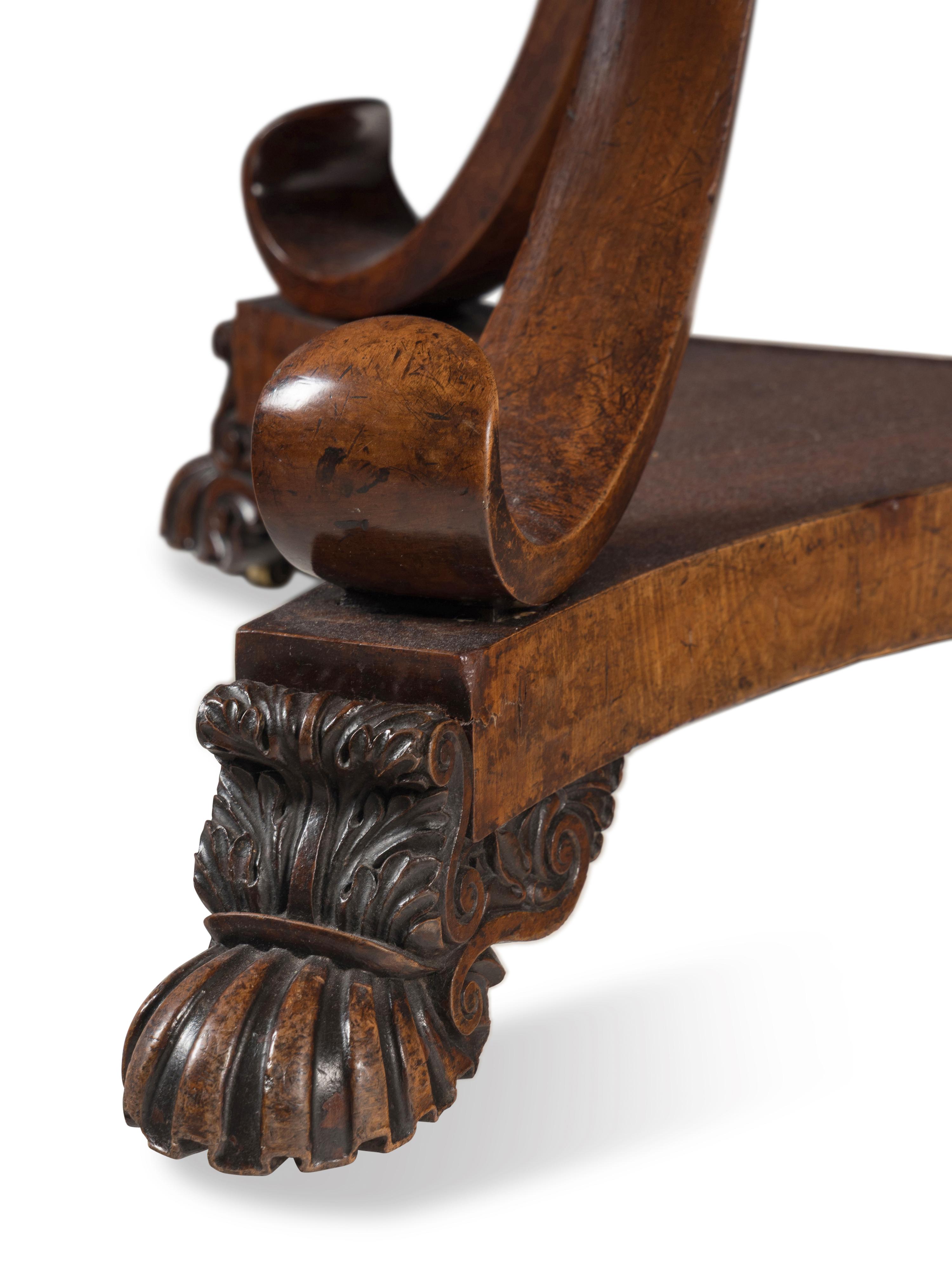 An Anglo-Indian Mahogany Center Table