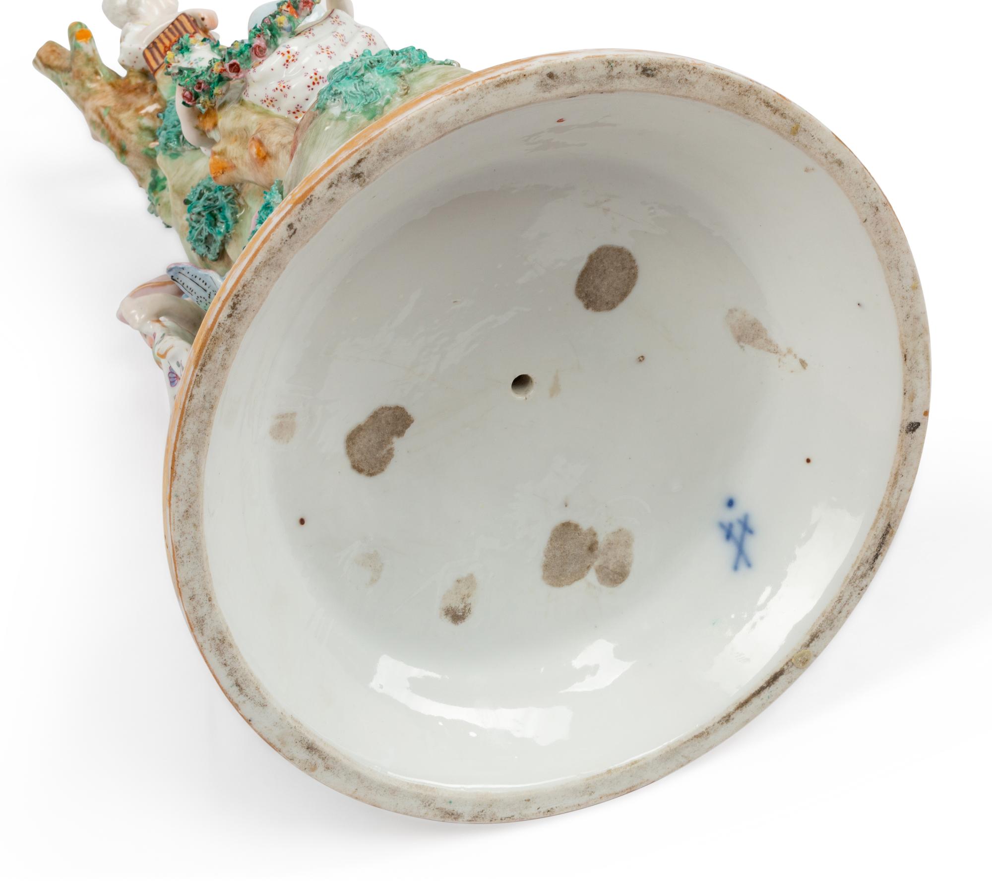 A Continental Porcelain Figural Group