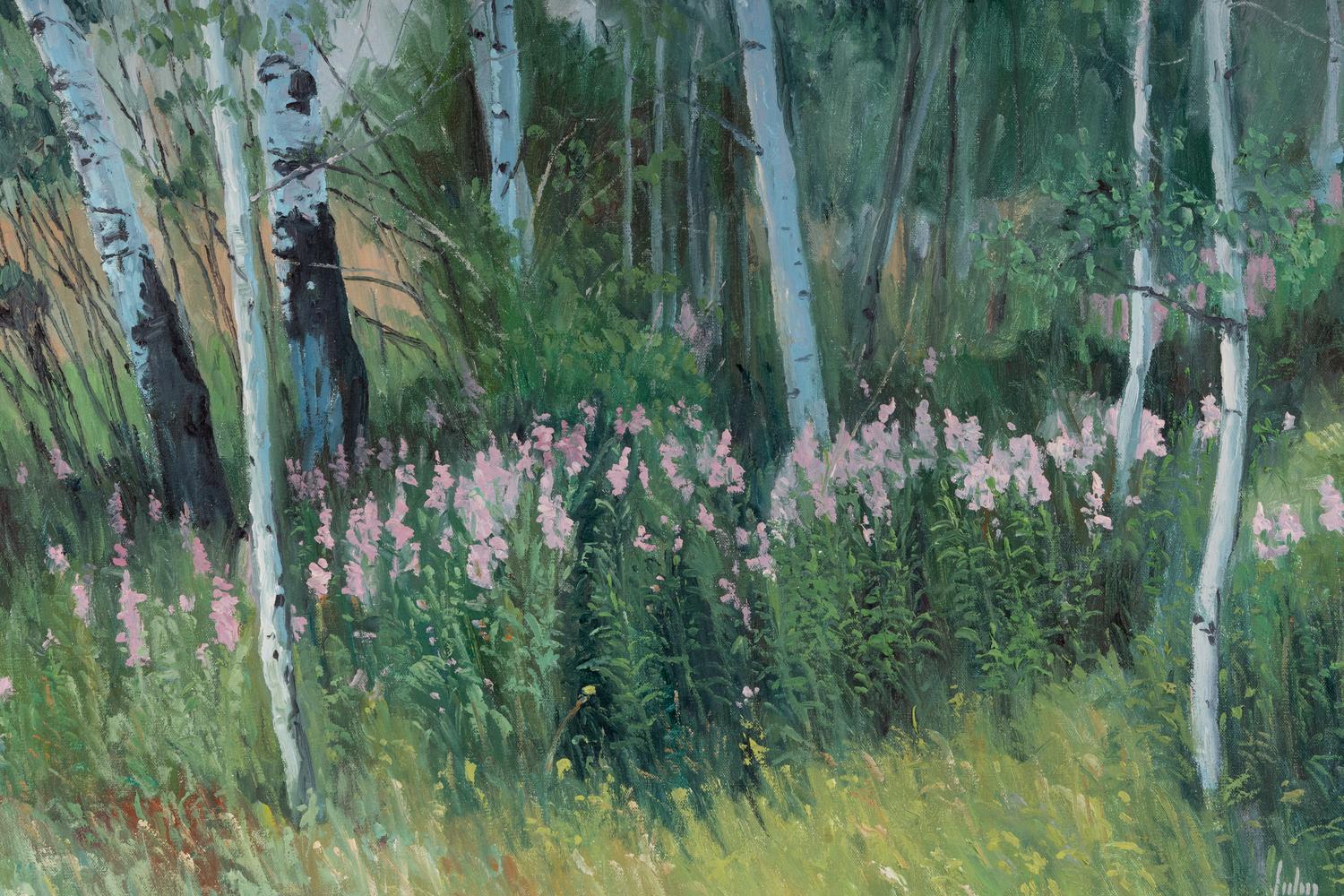 Aspen and Fireweed