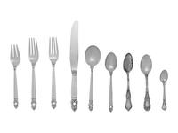 An American Silver Flatware Service