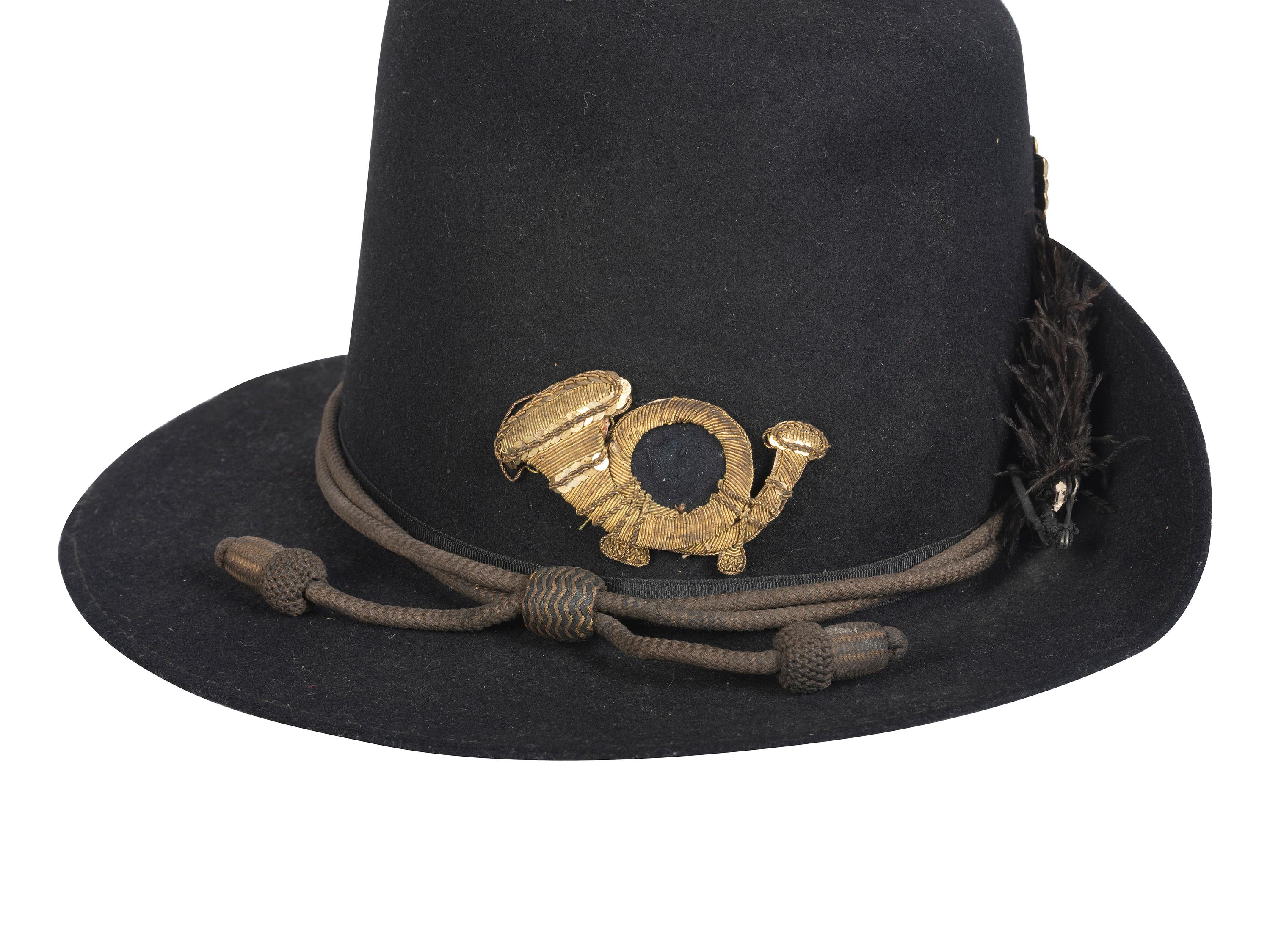 [CIVIL WAR]. Pattern 1858 officer's Hardee hat.