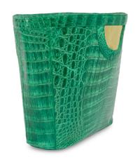 Nancy Gonzalez Green Crocodile Tote