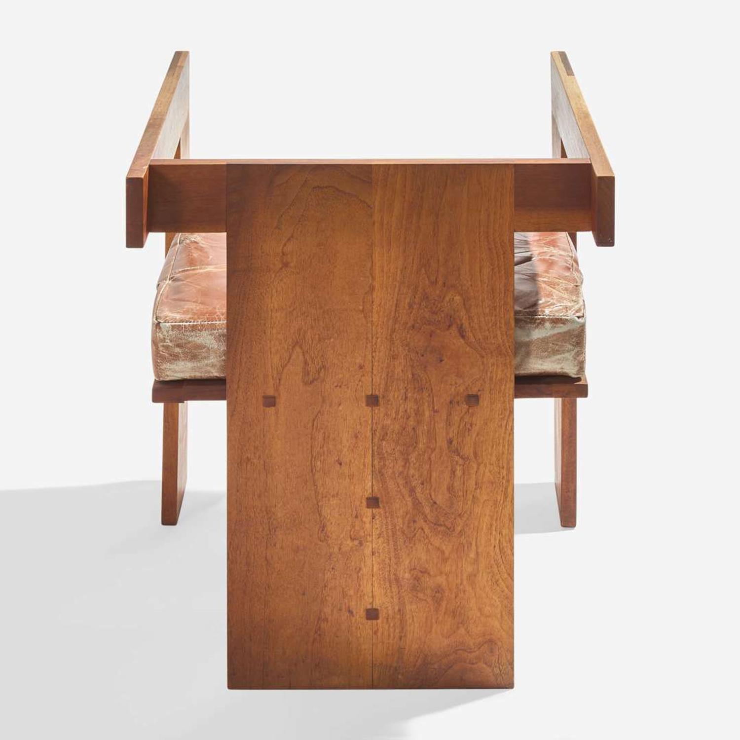 American Modern Set of Six Studio Made Dining Armchairs, likely USA, circa 1940s