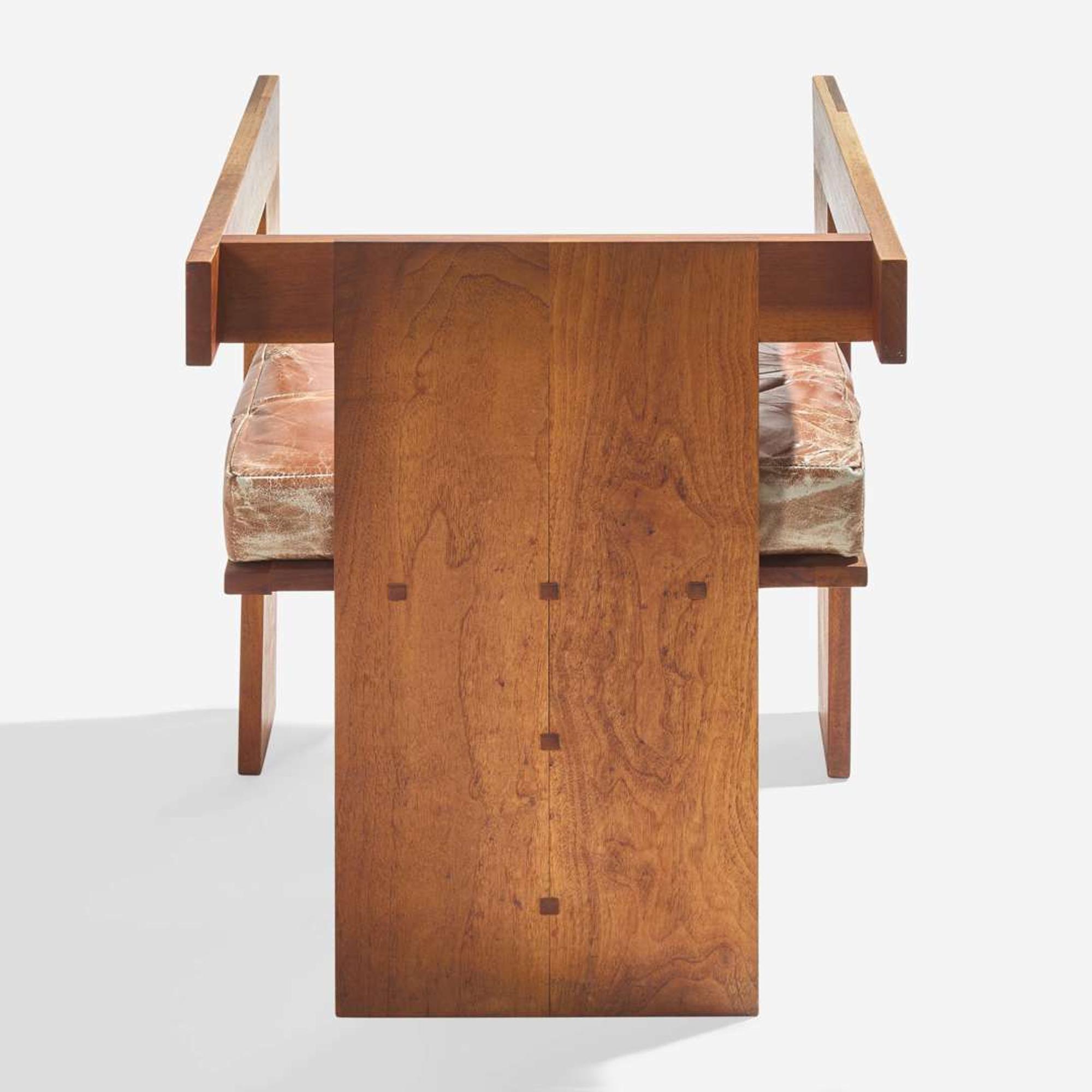 American Modern Set of Six Studio Made Dining Armchairs, likely USA, circa 1940s