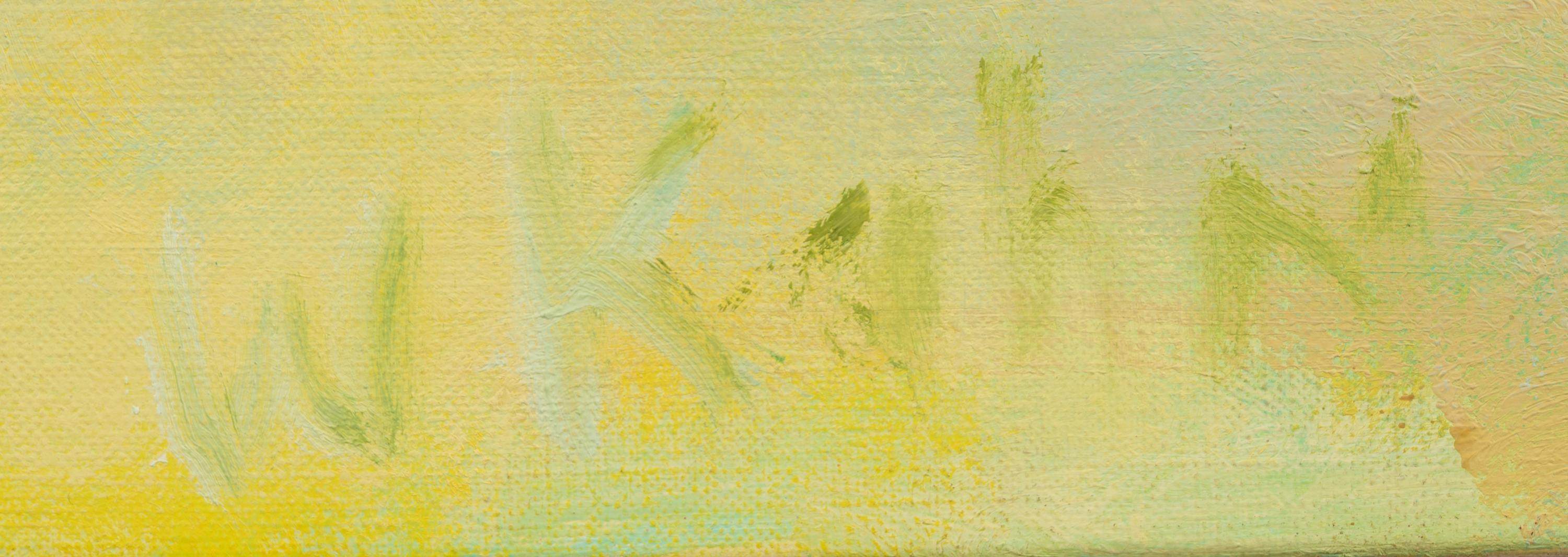 Wolf Kahn (American/German, 1927-2020) — Against a Dark Blue Sky II, 1998