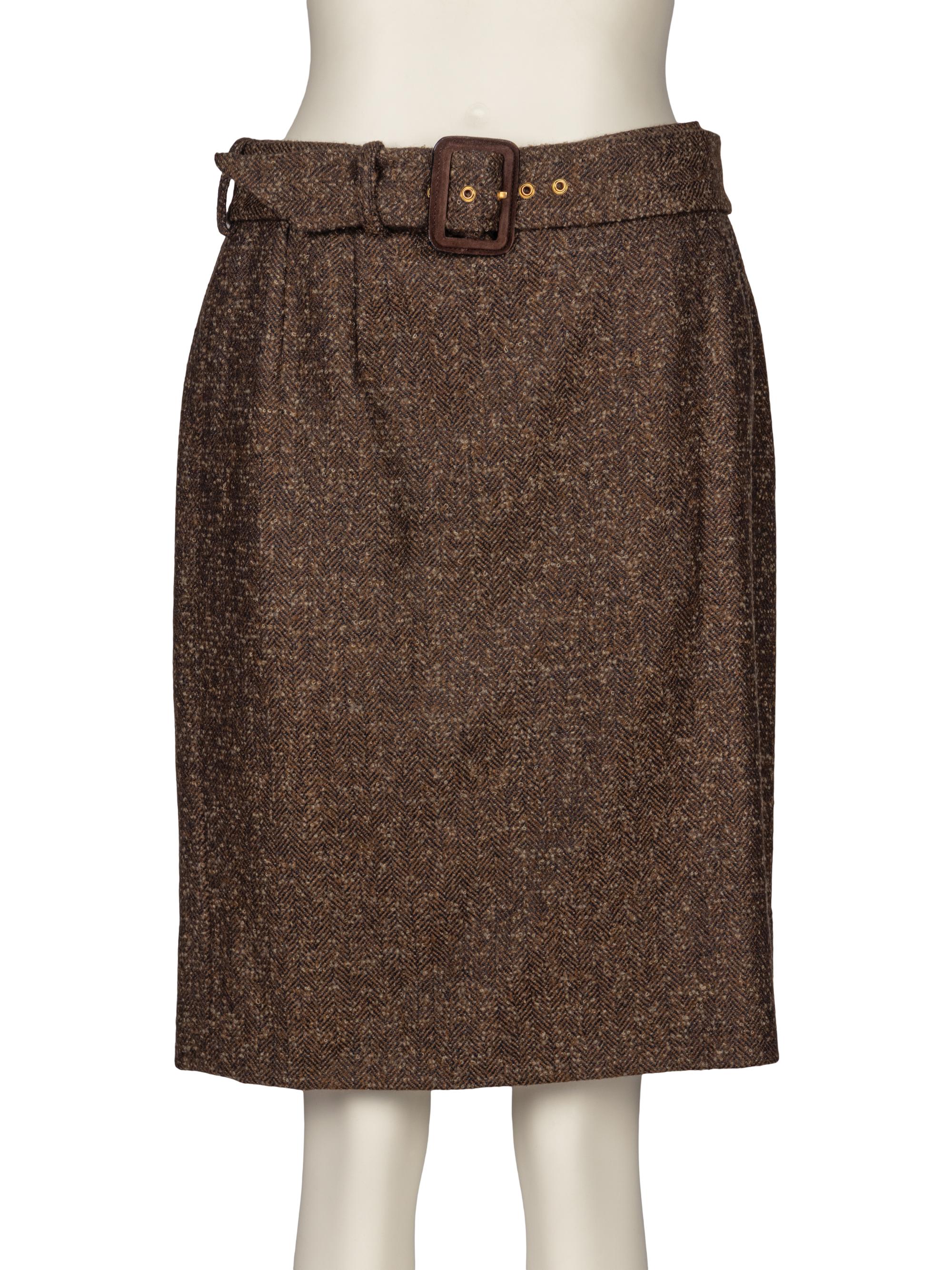 Two Gucci Ensembles with One Suede Belt