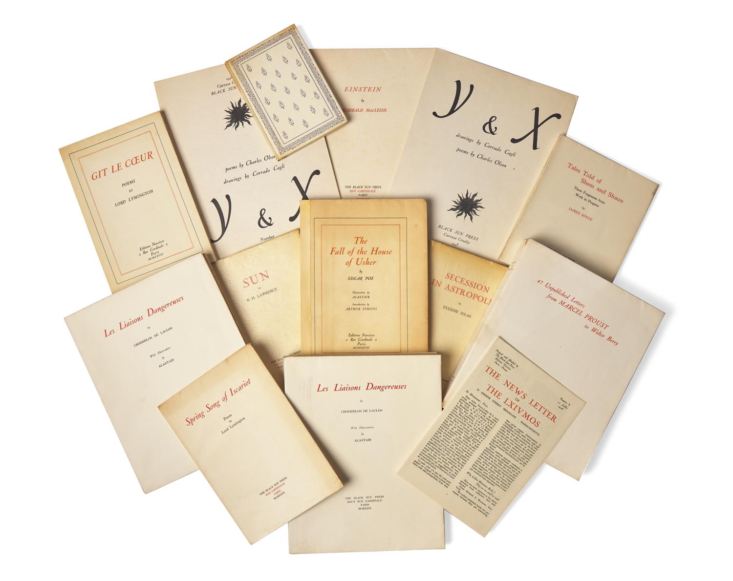 [Black Sun Press] Group of 12 First Editions