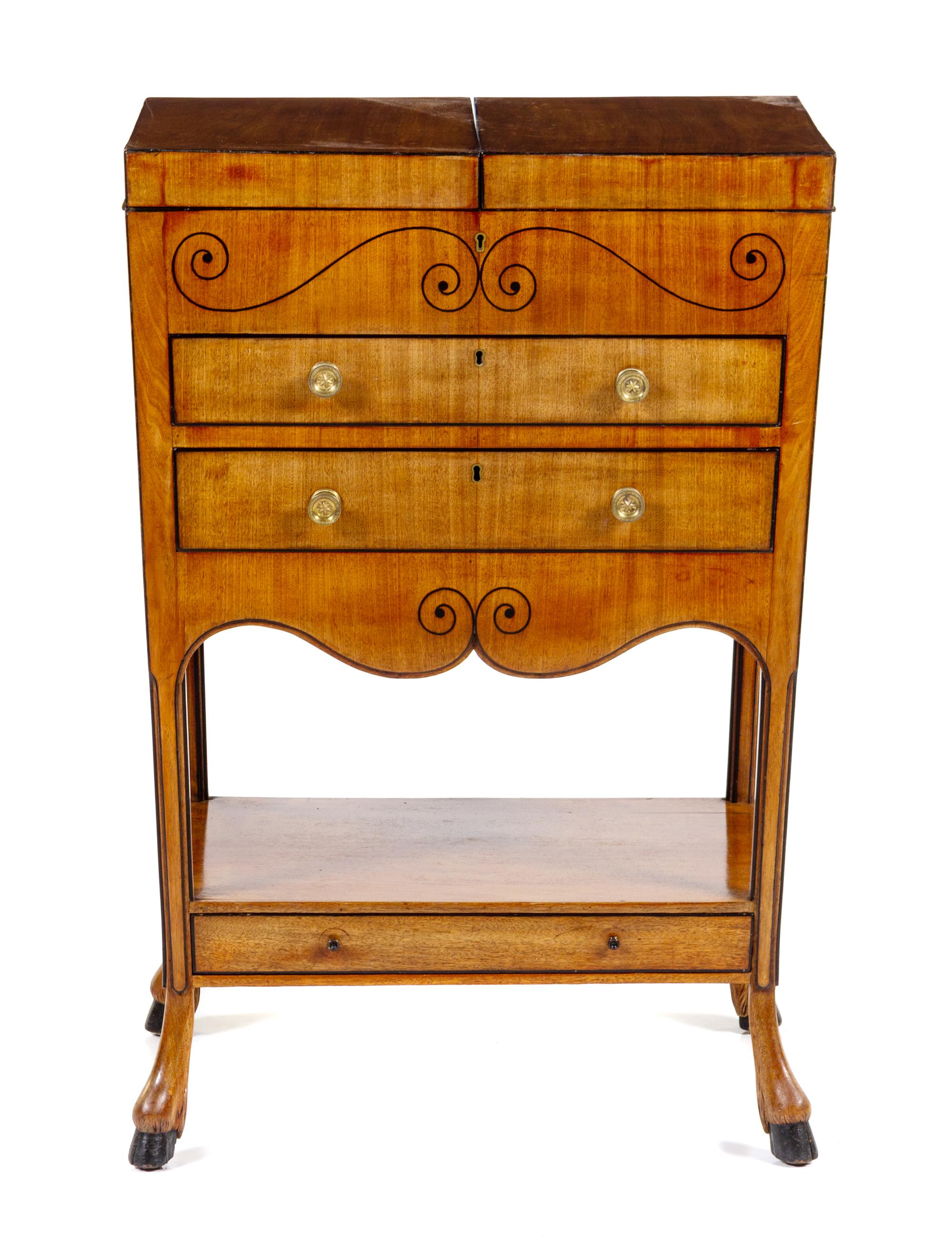 A Biedermeier Bar Cabinet