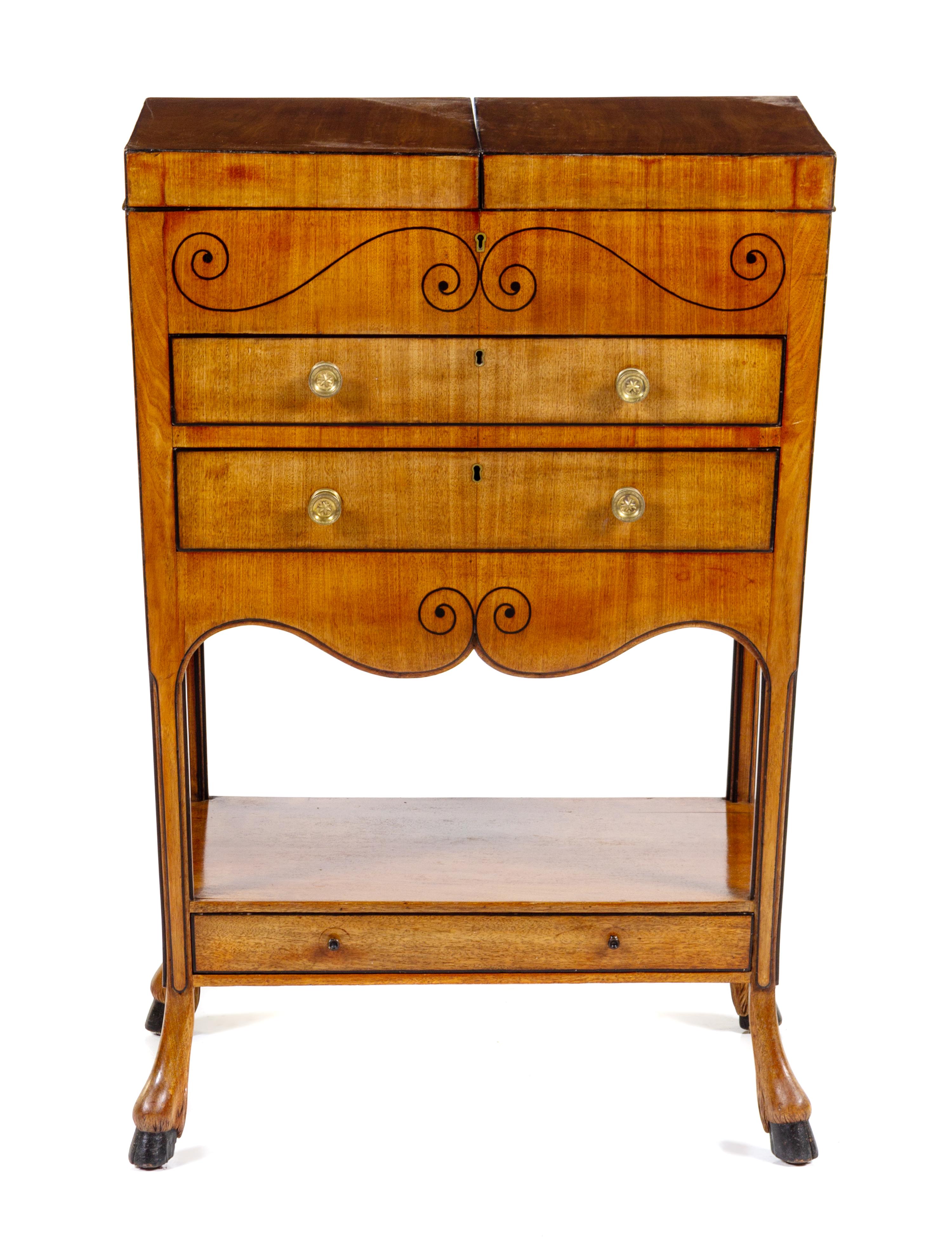 A Biedermeier Bar Cabinet