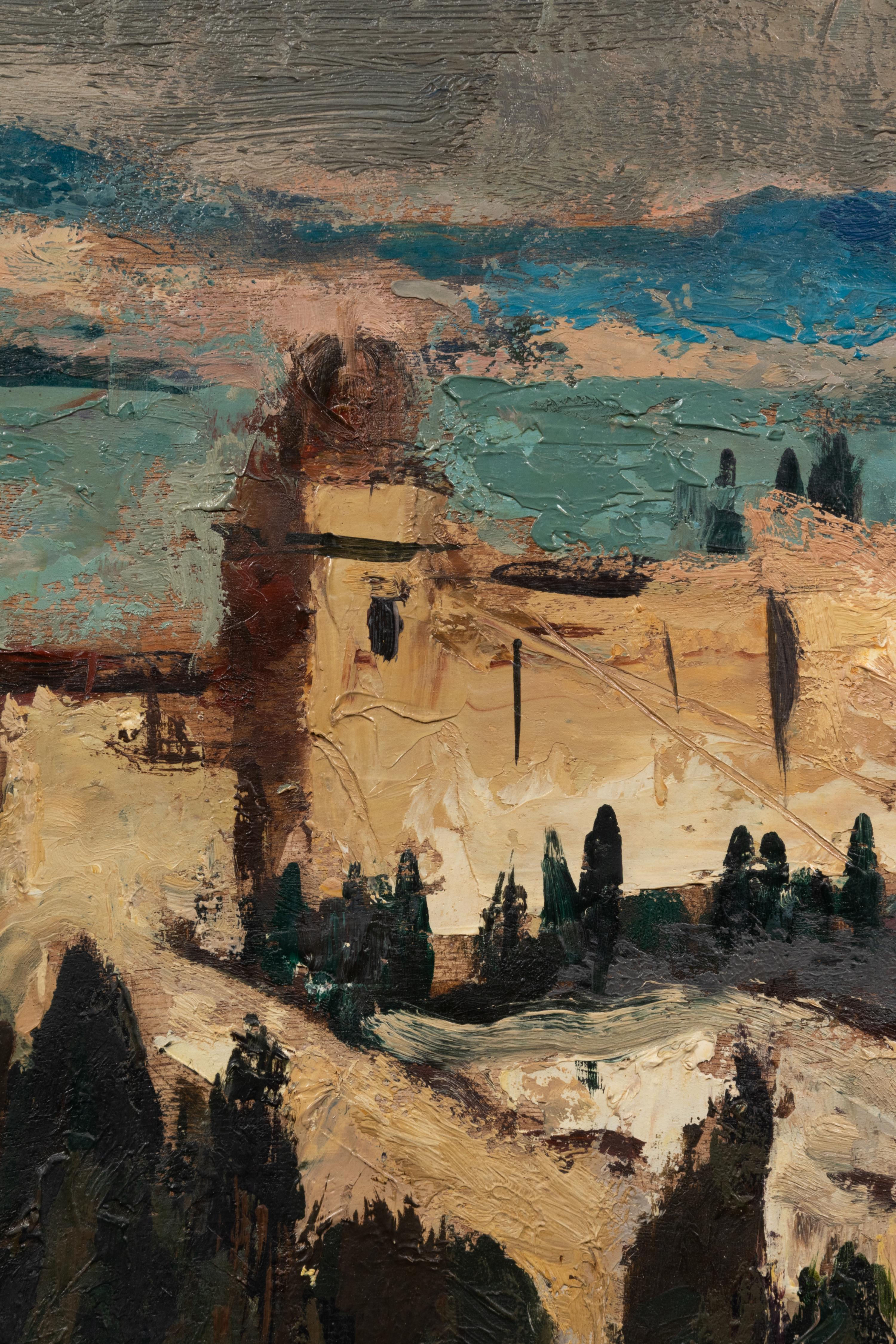 Untitled (Landscape with Building)
