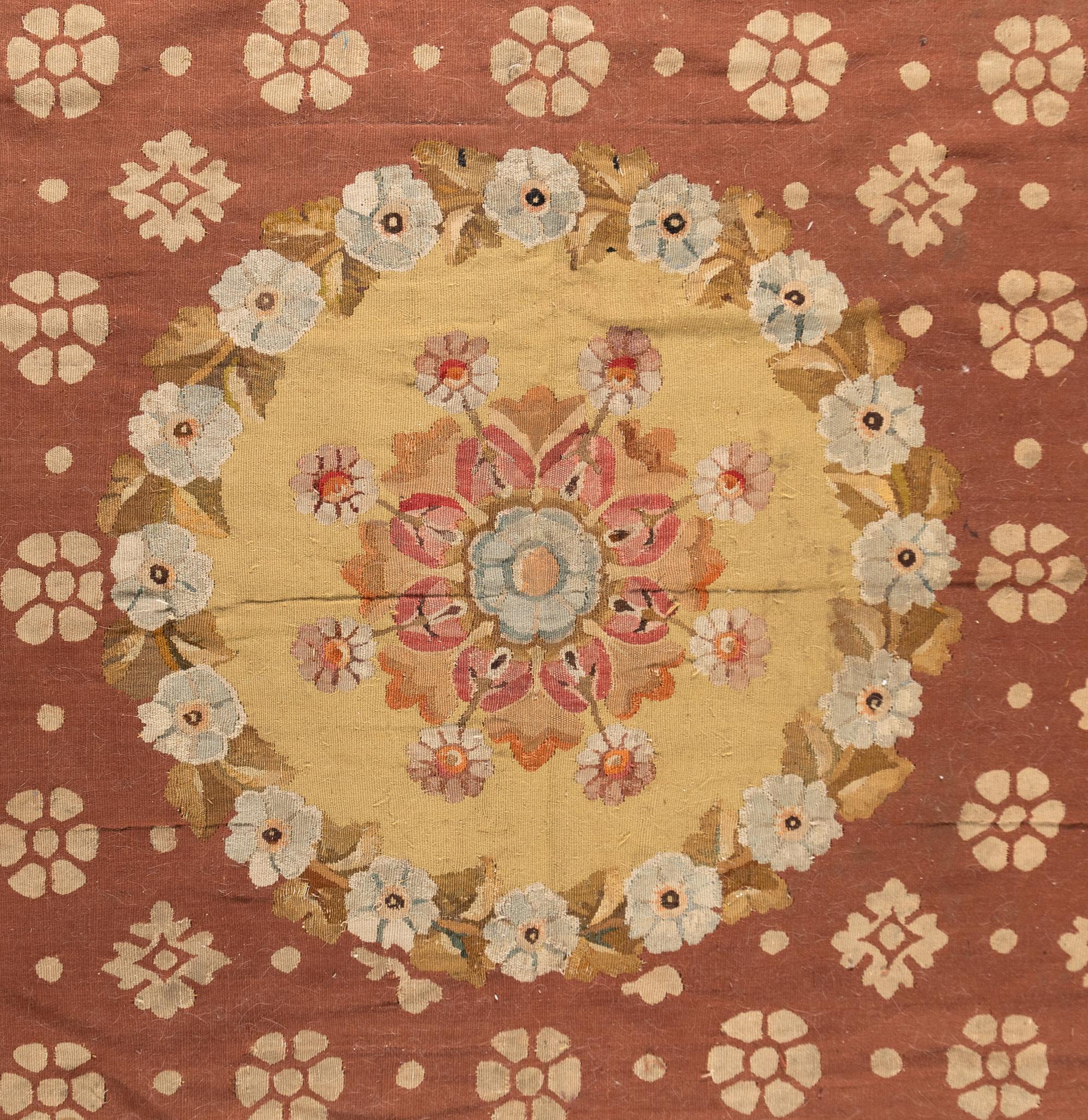 An Aubusson Wool Rug