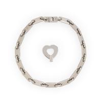 Cartier, White Gold 'Fidelity' Bracelet and Key
