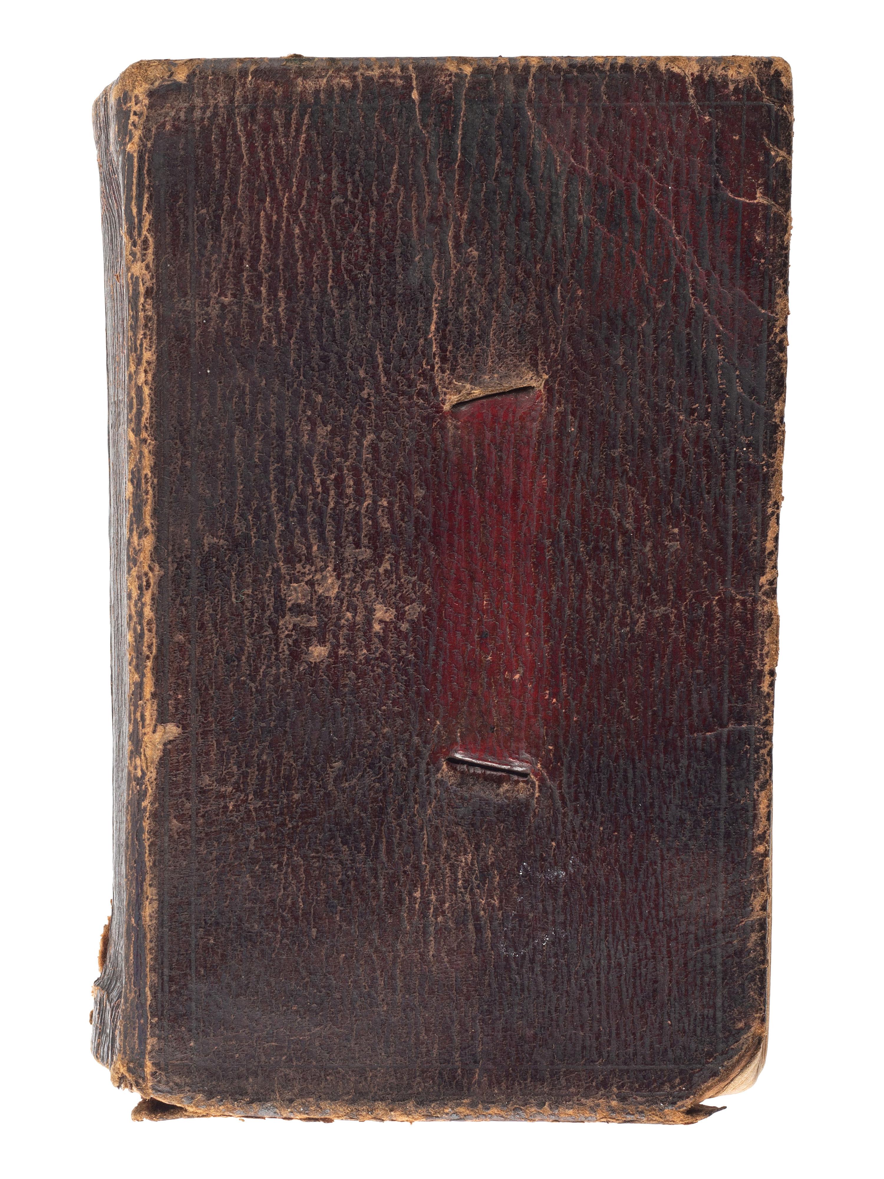 [CIVIL WAR]. A group of 8 items identified to Flavius J. Dewese, Company G, 118th Ohio Infantry, incl. the Bible he carried during the Civil War, post-war photographs and GAR button.