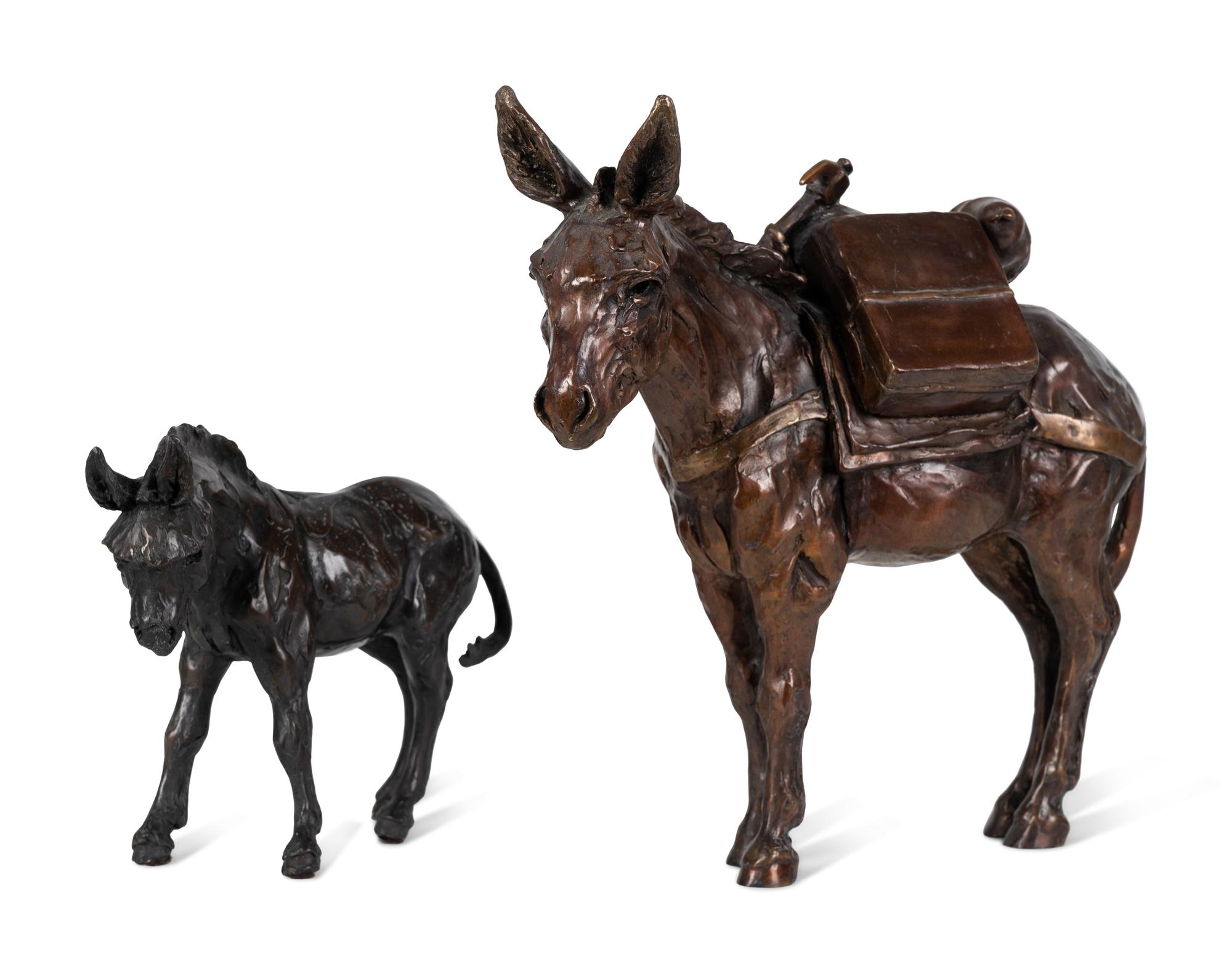 Two Works: Dee Dee , edition 49/50, 1988, and Pack Mule , edition 7/30, 1994