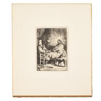 Rembrandt van Rijn (Dutch, 1606–1669) — Christ at Emmaus: the Smaller Plate , 1634