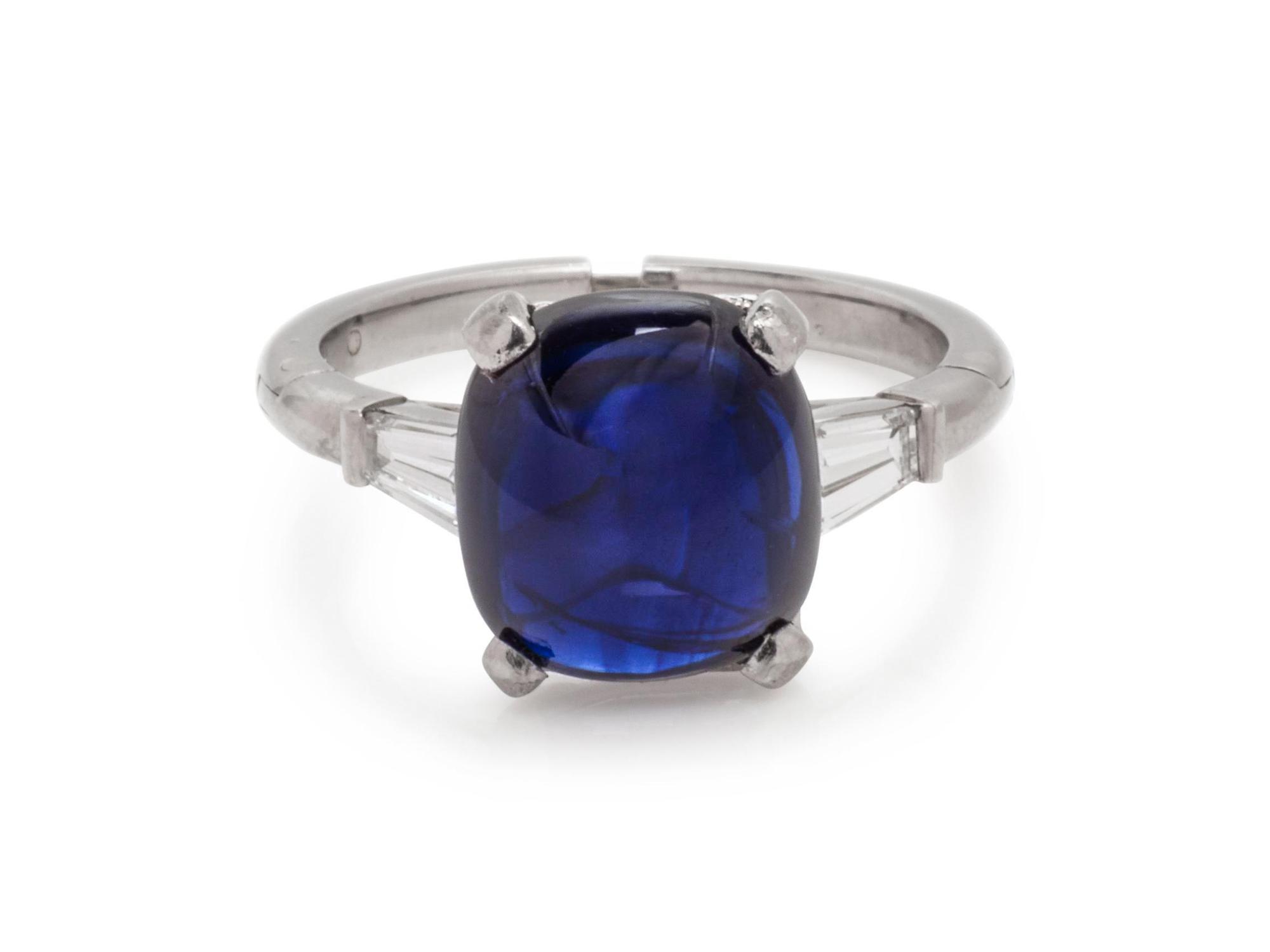 Sapphire and Diamond Ring
