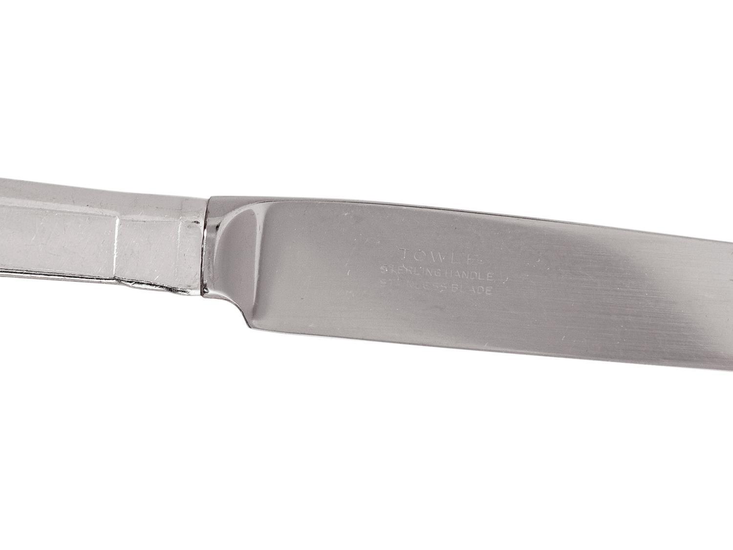 An American Silver Flatware Service