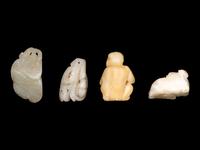 Four Small Chinese Carvings