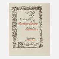 [Children's & Illustrated] [Rackham, Arthur] Grimm, (Jacob and Wilhelm) The Fairy Tales of the Brothers Grimm
