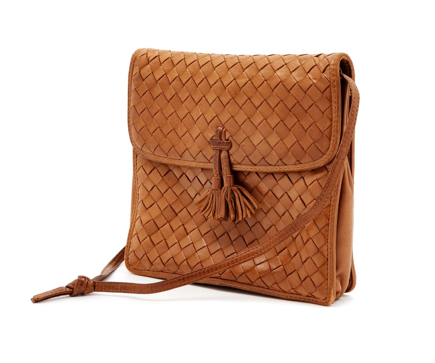 Bottega Veneta Brown Intrecciato Handbag, 1980-2000s