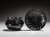 Linda Tafoya-Sanchez (Santa Clara, b. 1962) — Micaceous Blackware Pottery
