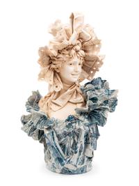 A Royal Dux Porcelain Bust