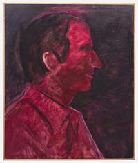 Joan Brown (American, 1938-1990) - Portrait of Modesto Lanzone