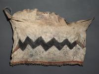Pueblo Painted Deer Hide Dance Kilt