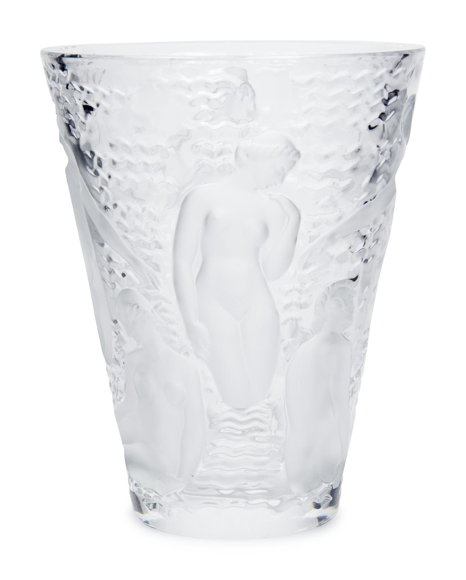 A Lalique Ondines Vase