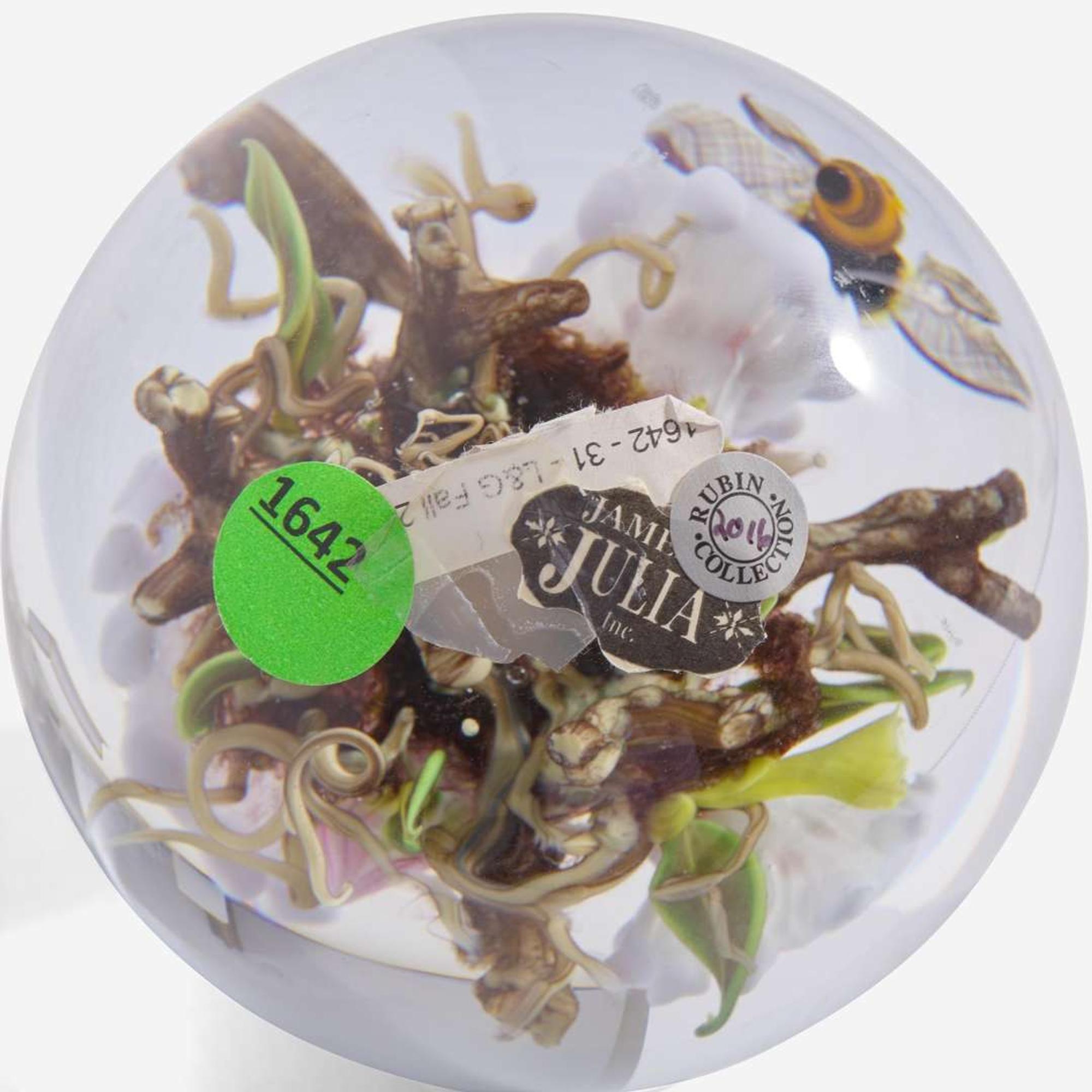 Paul Stankard (American, b. 1943) Botanical Orb, USA, circa 2010