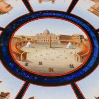 An Italian Micromosaic Plaque-Inset and Gilt Bronze Mounted Table