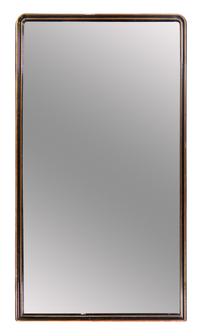 A Large Gilt and Ebonized Pier or Overmantel Mirror Height 89 x width 49 inches. — 20TH CENTURY