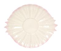 A Belleek Porcelain Underplate, Width 11 1/2 inches.