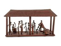 A Model of Benin or Dahomey Artisans at Work