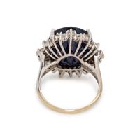 SAPPHIRE AND DIAMOND RING