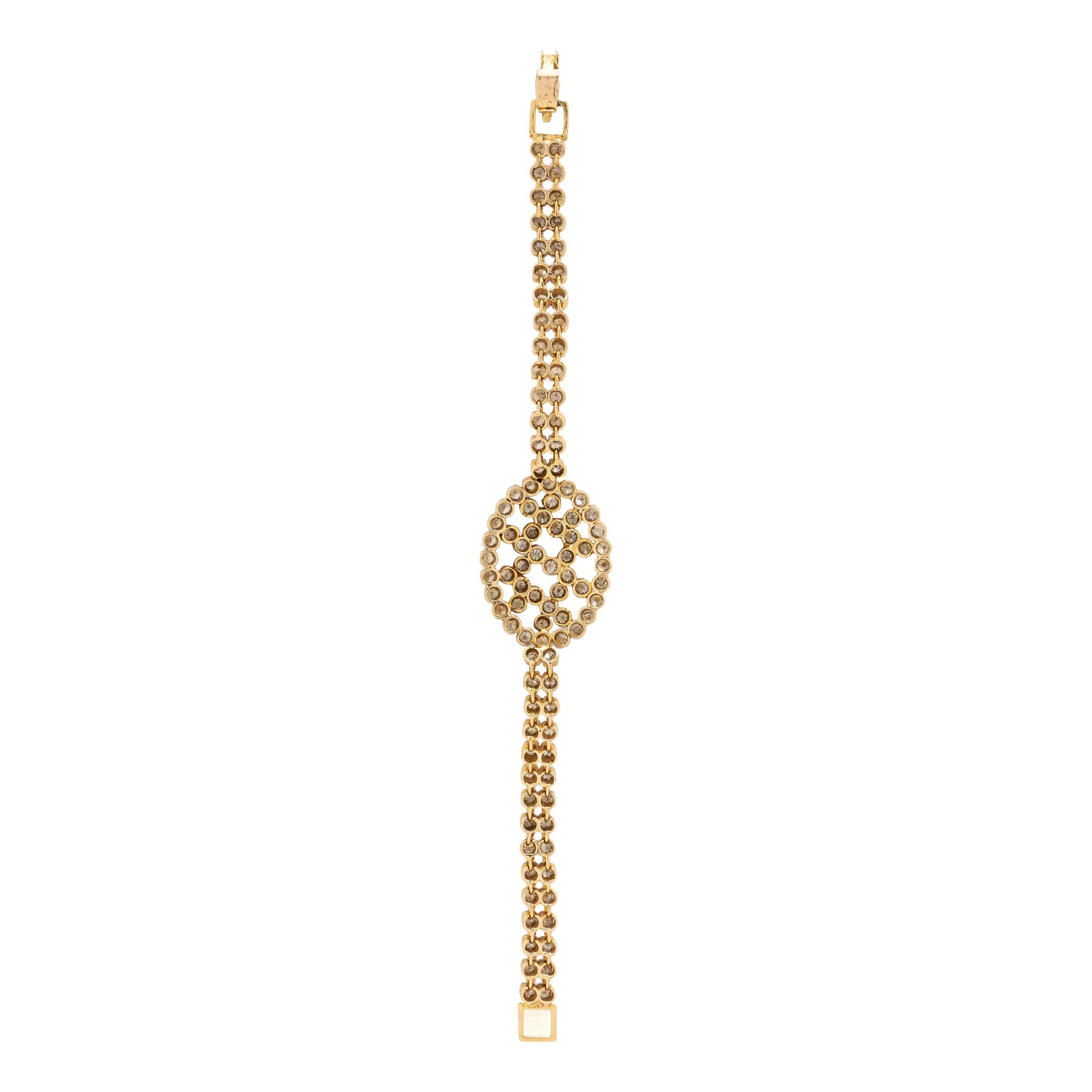 Yellow Gold and Diamond Bracelet