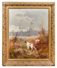 J. Reeve, (Early 20th Century), Hunting Dogs (two works)